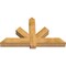 Ekena Millwork Kennewick Rough Sawn Timber Gable Bracket, Western Red Cedar, 60"W x 35"H x 6"D x 6"F, 14/12 Pitch GBW060X35X0606KEN00RWR - alternate 4